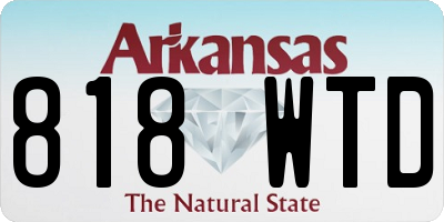 AR license plate 818WTD