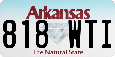 AR license plate 818WTI