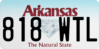AR license plate 818WTL