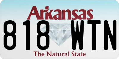 AR license plate 818WTN