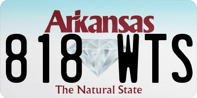 AR license plate 818WTS