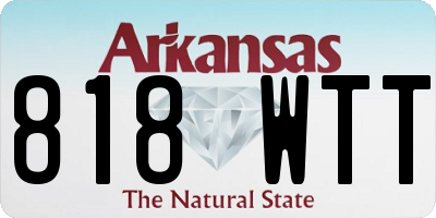 AR license plate 818WTT