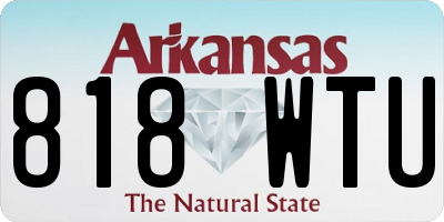 AR license plate 818WTU