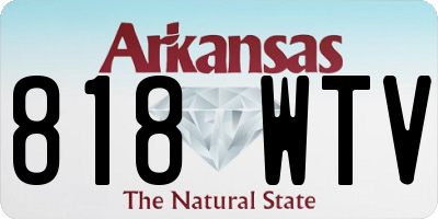 AR license plate 818WTV