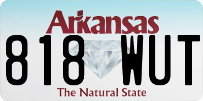 AR license plate 818WUT