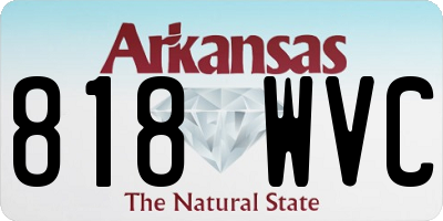 AR license plate 818WVC