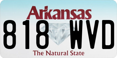 AR license plate 818WVD