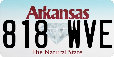AR license plate 818WVE