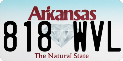 AR license plate 818WVL