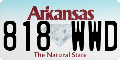 AR license plate 818WWD