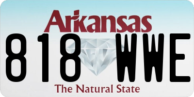 AR license plate 818WWE