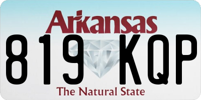 AR license plate 819KQP
