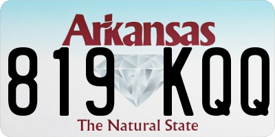 AR license plate 819KQQ