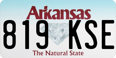 AR license plate 819KSE