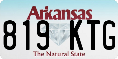 AR license plate 819KTG