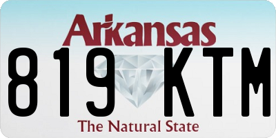 AR license plate 819KTM