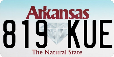 AR license plate 819KUE