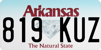 AR license plate 819KUZ