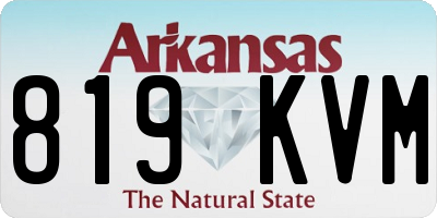 AR license plate 819KVM