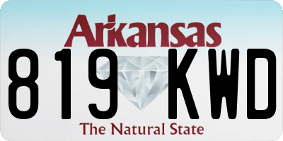 AR license plate 819KWD