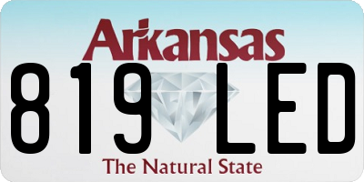 AR license plate 819LED
