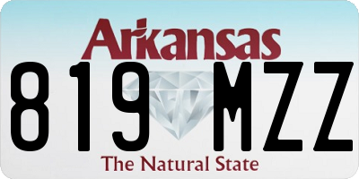AR license plate 819MZZ