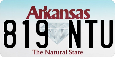 AR license plate 819NTU