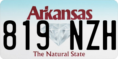 AR license plate 819NZH