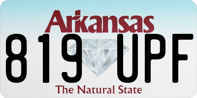 AR license plate 819UPF