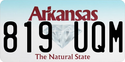 AR license plate 819UQM