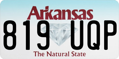 AR license plate 819UQP