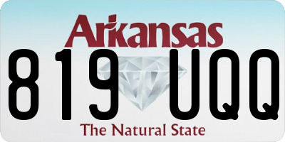 AR license plate 819UQQ
