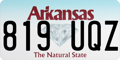 AR license plate 819UQZ