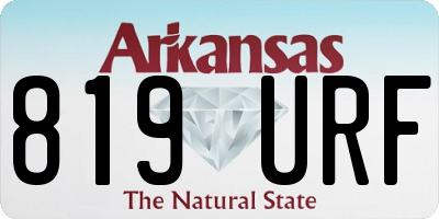 AR license plate 819URF