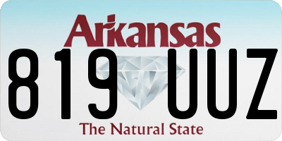 AR license plate 819UUZ