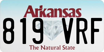 AR license plate 819VRF