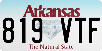 AR license plate 819VTF