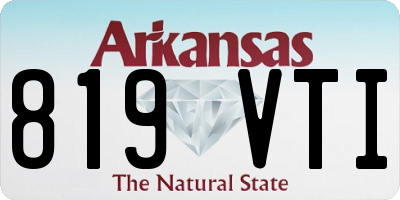 AR license plate 819VTI