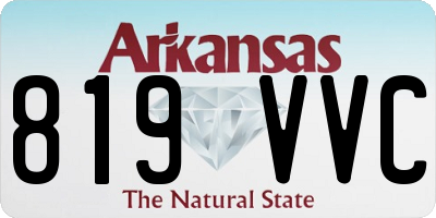 AR license plate 819VVC