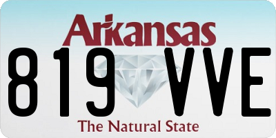 AR license plate 819VVE