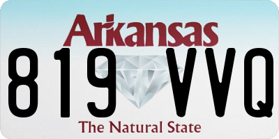 AR license plate 819VVQ