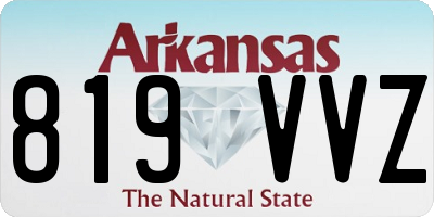 AR license plate 819VVZ