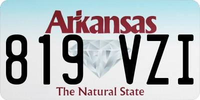 AR license plate 819VZI