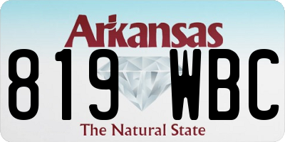 AR license plate 819WBC