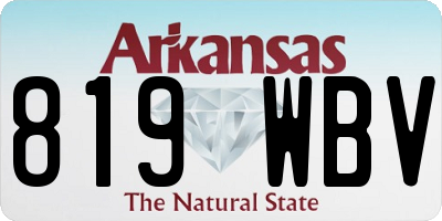 AR license plate 819WBV
