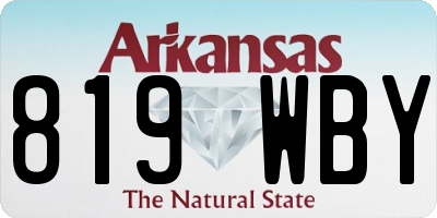 AR license plate 819WBY