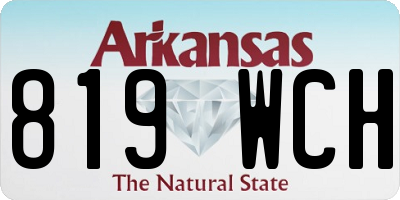 AR license plate 819WCH