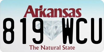 AR license plate 819WCU