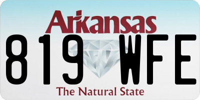 AR license plate 819WFE