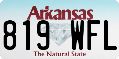 AR license plate 819WFL